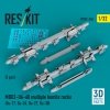 RESKIT RS32-0556 MBD3-U6-68 multiple bombs racks (2 pcs) (Su-17, Su-24, Su-27, Su-30) (3D Printed) (1/32)